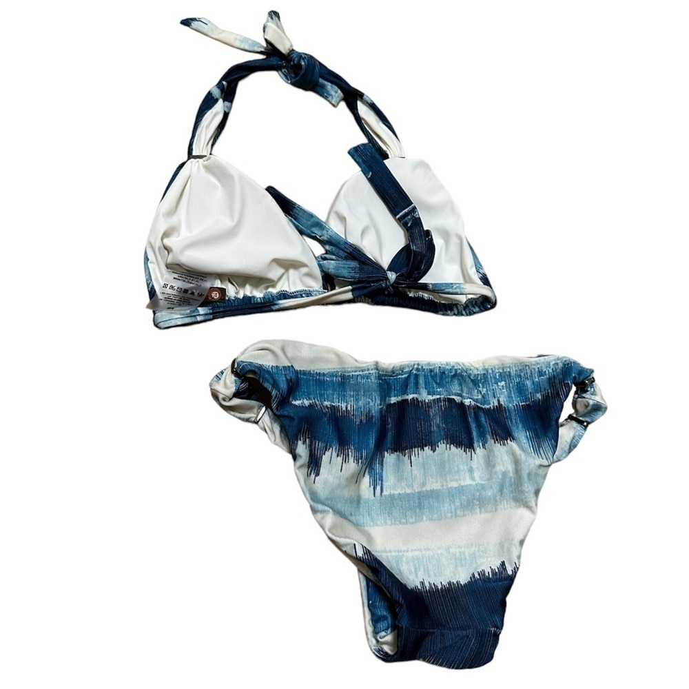 Lenny Niemeyer Blue and White Tie-Dye Bikini Set /Size Small - LKY x The Cove - Picture 2 of 9